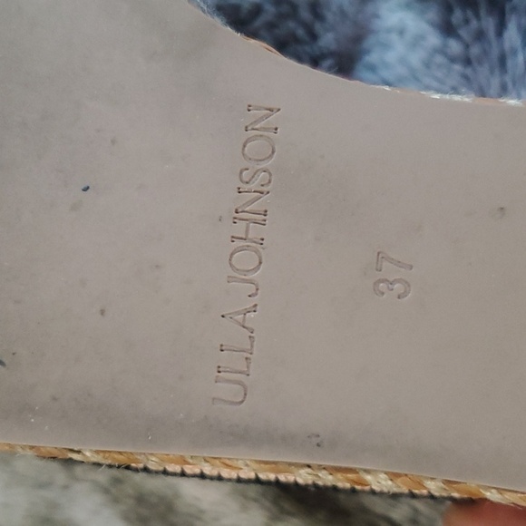 Ulla Johnson Lucia crochet-knit espadrilles slip on Size 37/ 7 - Picture 9 of 10